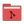 Folder red git icon