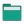 Folder teal open icon