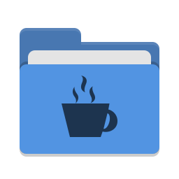 Folder blue java icon