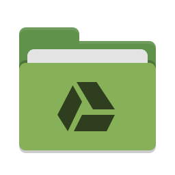 Folder green google drive icon