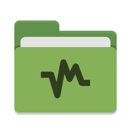 Folder green vbox icon