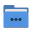 Folder blue activities icon