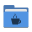Folder blue java icon