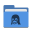Folder blue linux icon