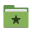 Folder-green-favorites icon