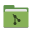 Folder green git icon