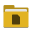 Folder yellow documents icon