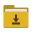 Folder-yellow-download icon