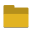 Folder yellow drag accept icon