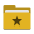 Folder yellow favorites icon