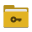 Folder yellow private icon
