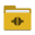 Folder yellow remote icon