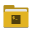 Folder yellow script icon