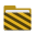 Folder yellow visiting icon