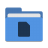 Folder-blue-documents icon