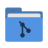 Folder-blue-git icon