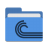 Folder-blue-torrent icon