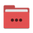 Folder-red-activities icon