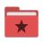 Folder-red-favorites icon