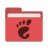 Folder-red-gnome icon