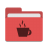 Folder-red-java icon