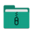 Folder-teal-tar icon