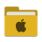 Folder-yellow-apple icon