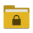 Folder-yellow-locked icon