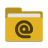 Folder-yellow-mail icon