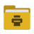 Folder-yellow-print icon