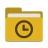 Folder-yellow-recent icon