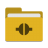 Folder-yellow-remote icon