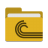 Folder-yellow-torrent icon