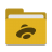 Folder-yellow-yandex-disk icon