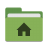 User-green-home icon
