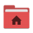 User-red-home icon