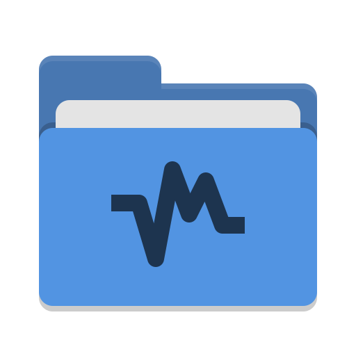 Folder-blue-vbox icon