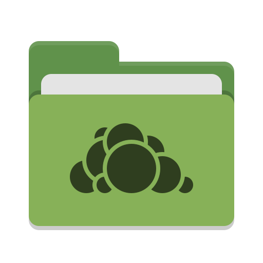 Folder-green-owncloud icon