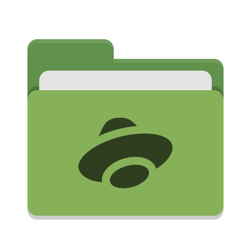 Folder-green-yandex-disk icon