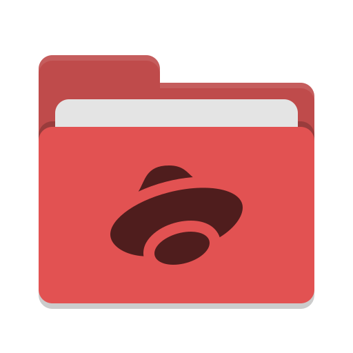 Folder-red-yandex-disk icon
