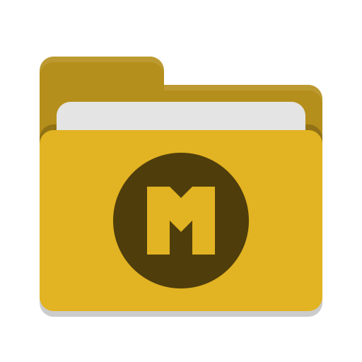 Folder-yellow-mega icon