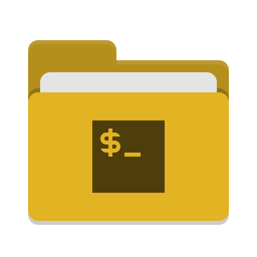 Folder-yellow-script icon