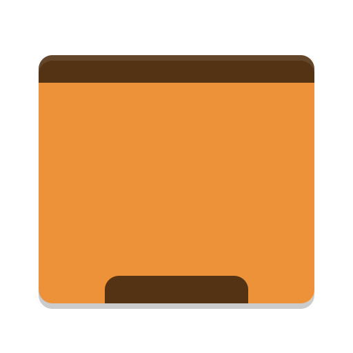User orange desktop icon
