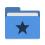 Folder-blue-favorites icon