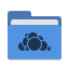 Folder blue owncloud icon