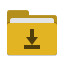 Folder-yellow-download icon