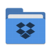 Folder-blue-dropbox icon