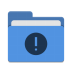 Folder-blue-important icon