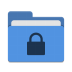 Folder-blue-locked icon