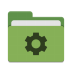 Folder-green-development icon
